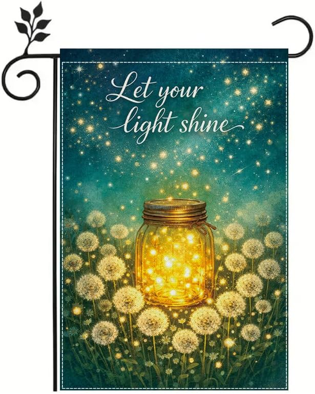 Outdoor Lighting For Your Yard - Garden Flag 12x18 Inch, Let Your