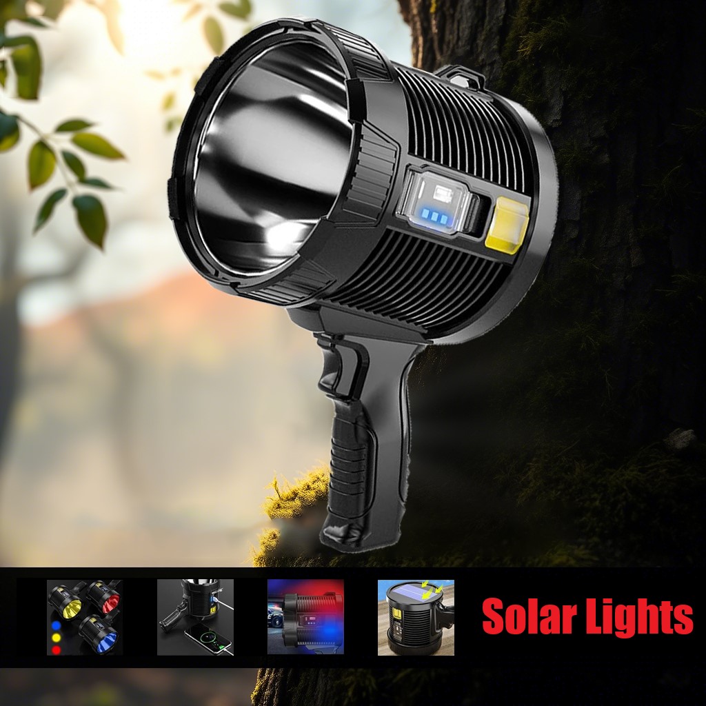 Fire Torch Solar - XHP90 Ultra Bright Led Flashlight XHP70