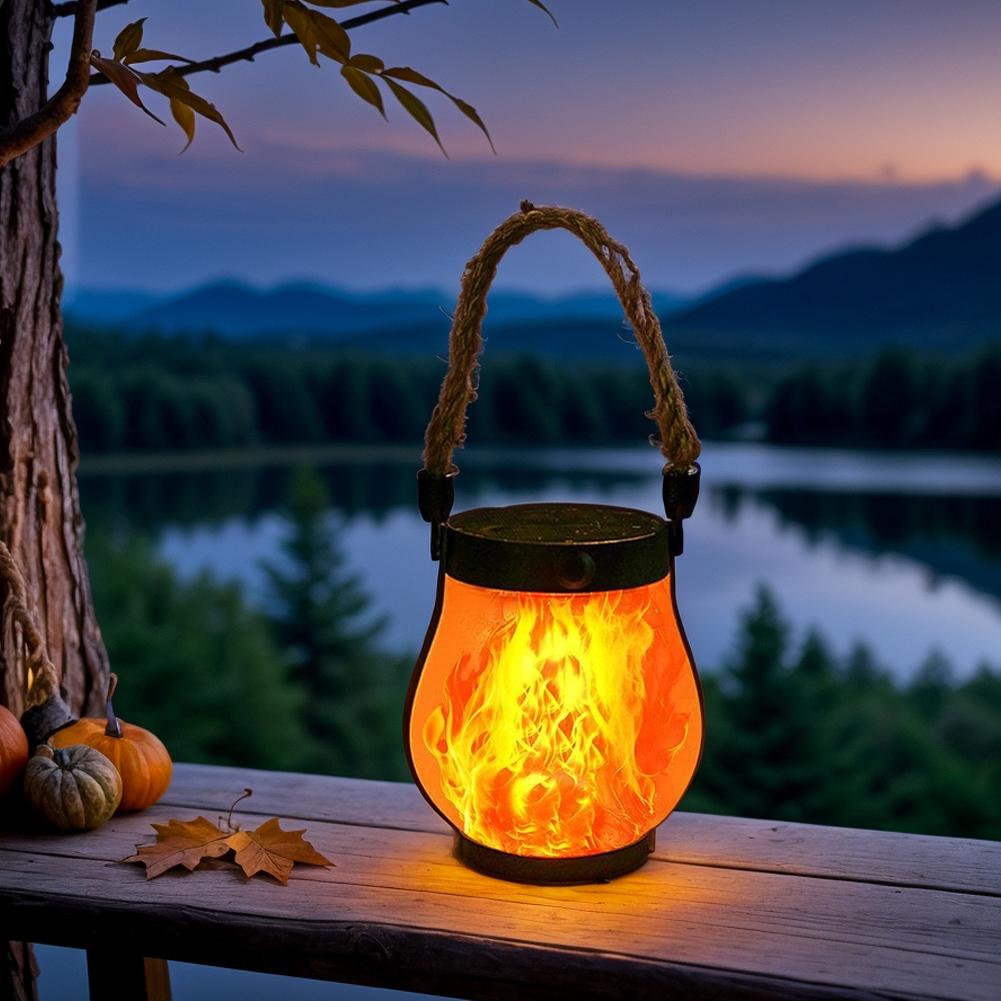 Fire Torch Solar - 4/1pcs Solar Flame Lamp Flickering LED
