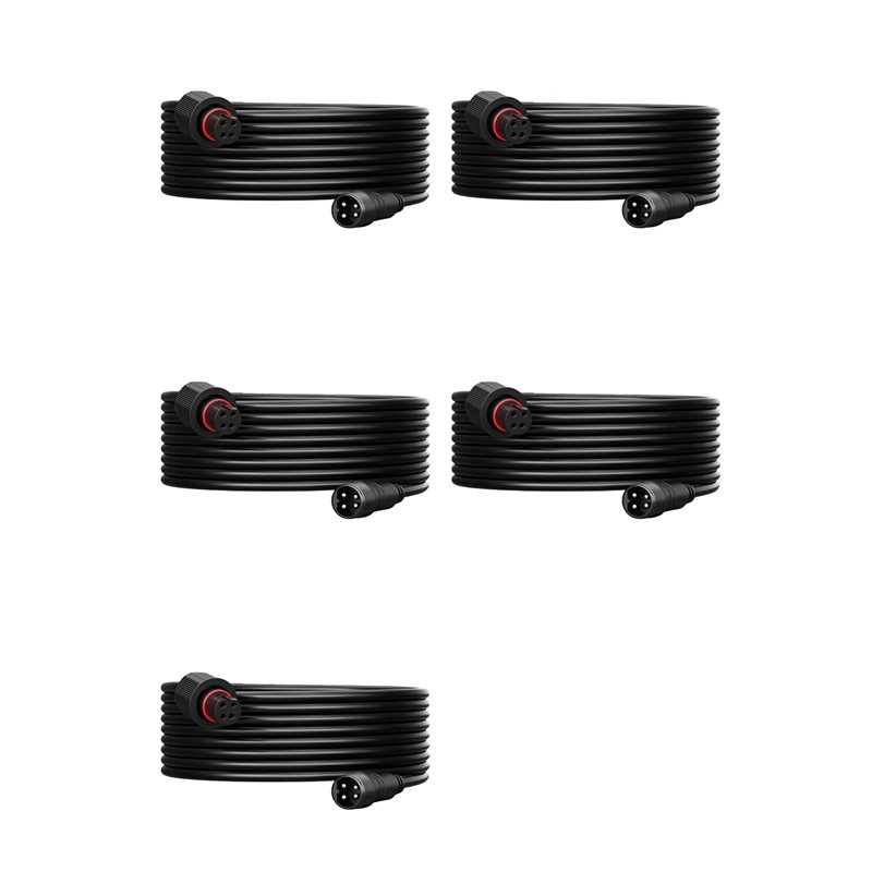 Exquisite-5Pcs 10FT Extension  - Outdoor Lighting Extension Cord 评论和价格