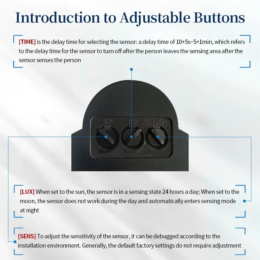 110-240V PIR Motion Sensor 12V - Outdoor Lighting Led Fixtures 评论和价格