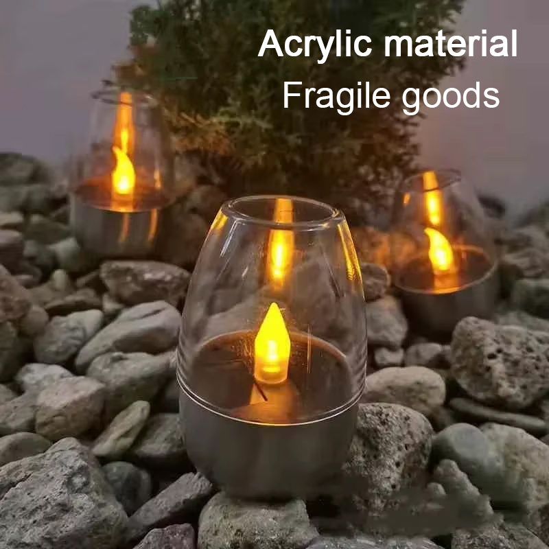 LED Solar Candles Light Flamel - Outdoor Lighting For Gazebo 评论和价格