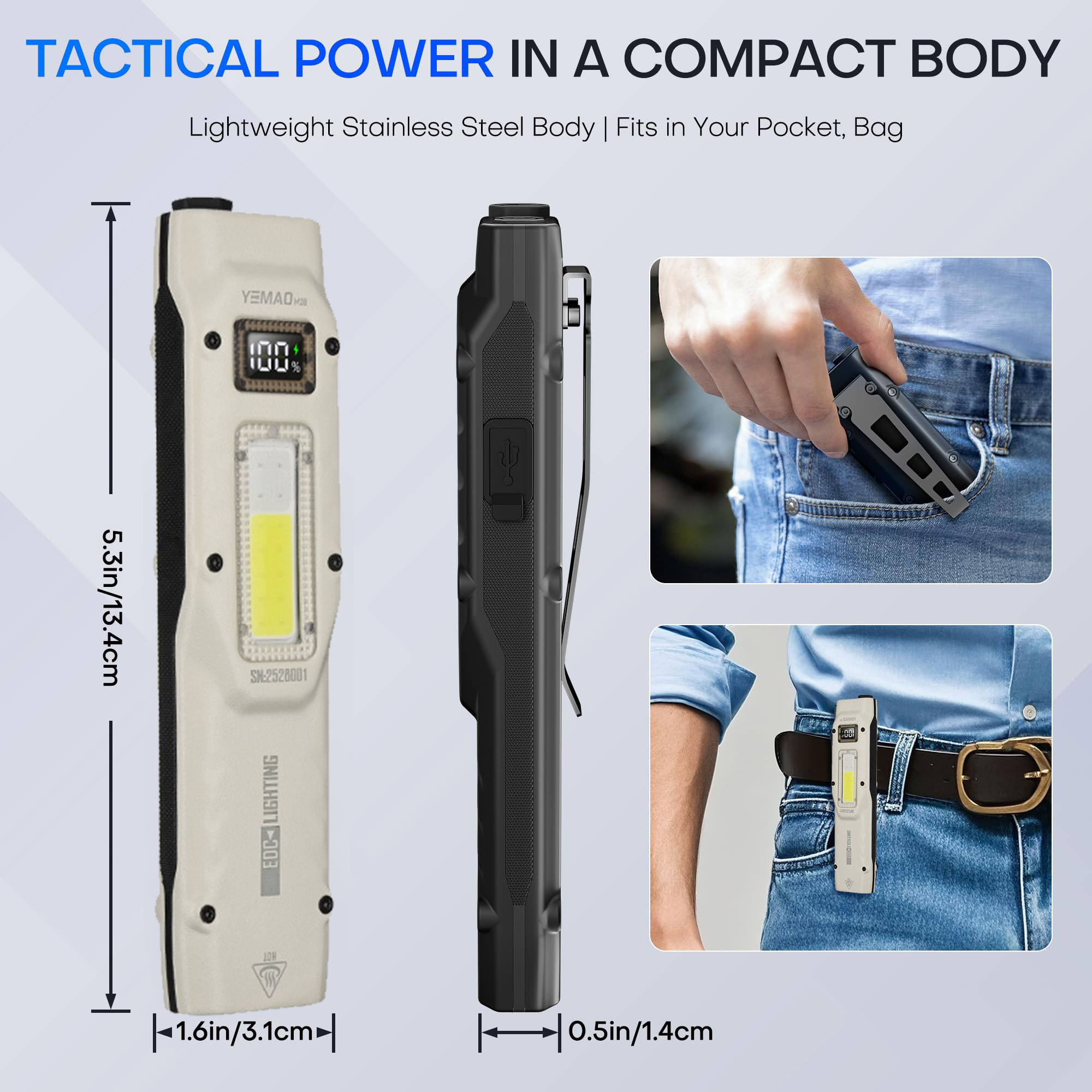 Portable 880LM YEMAO M28 Ultra - Outdoor Lighting Junction Box 评论和价格