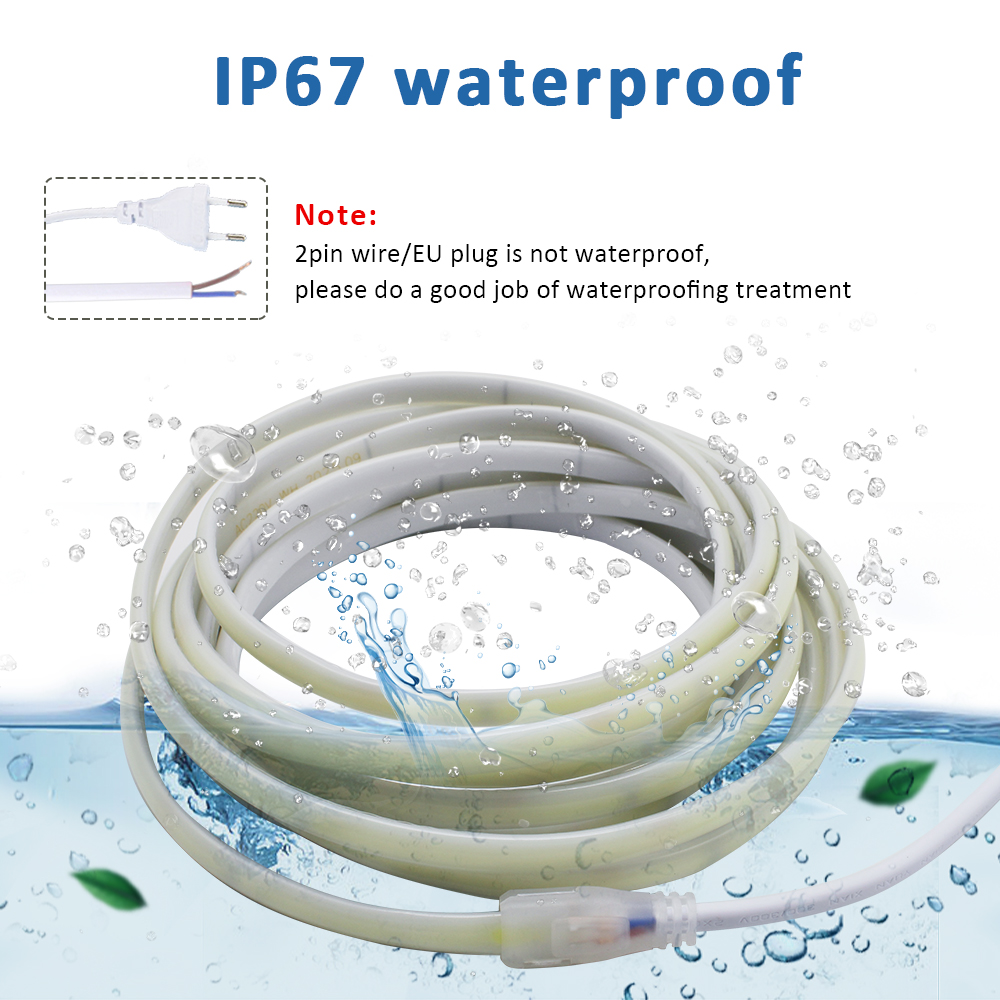 220V IP67 Waterproof COB Led S - Outdoor Lighting Extension Cord 评论和价格