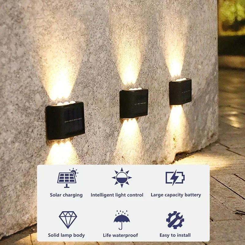 LED Solar Light Outdoor Waterp - Outdoor Lighting Wall 评论和价格