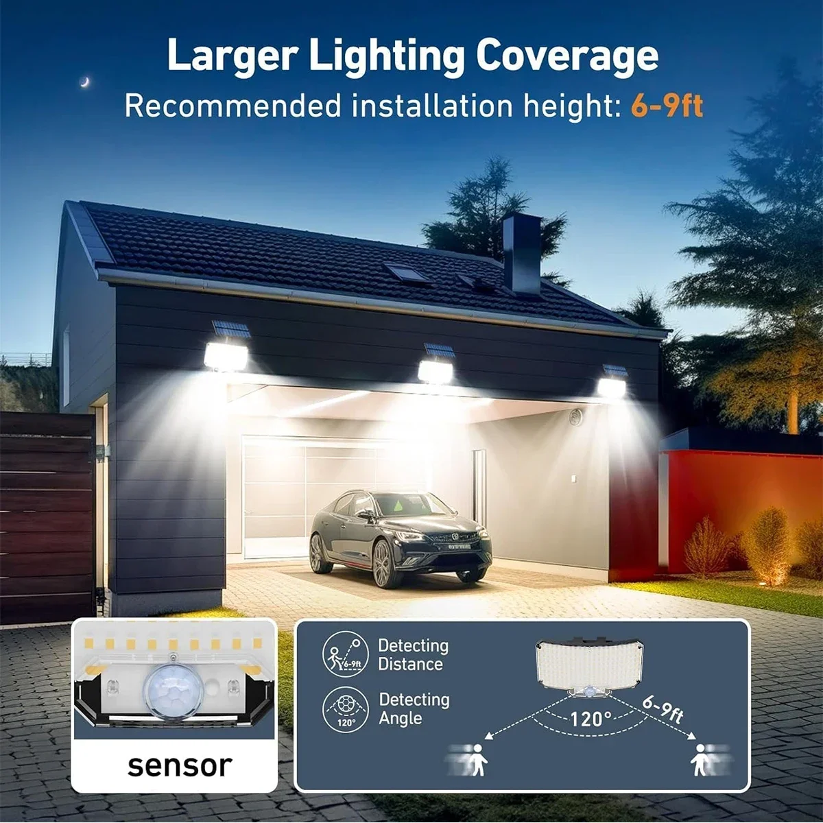 234LED Solar Outdoor Lights Mo - Outdoor Lighting Wall 评论和价格