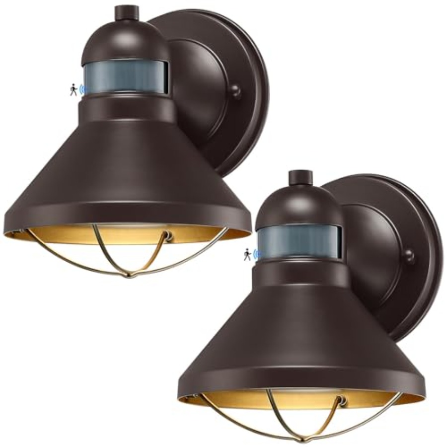 2 Pack Motion Sensor Outdoor L - Outdoor Lighting Wall 评论和价格
