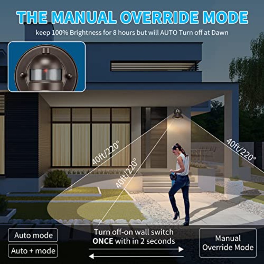 2 Pack Motion Sensor Outdoor L - Outdoor Lighting Wall 评论和价格