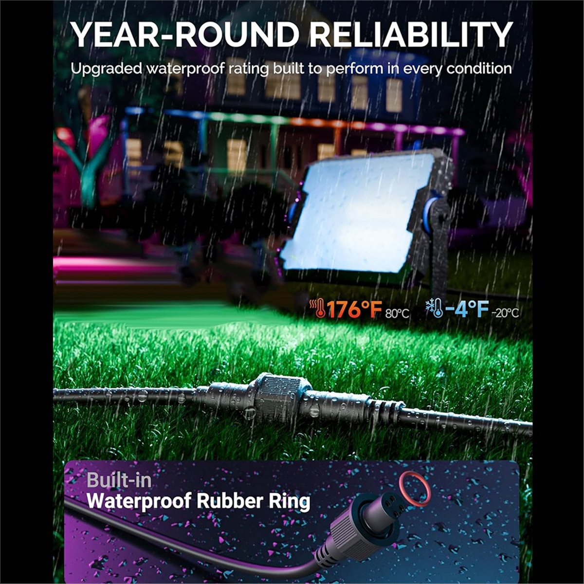 HAPPY DIAN!10FT Extension Cabl - Outdoor Lighting Extension Cord 评论和价格