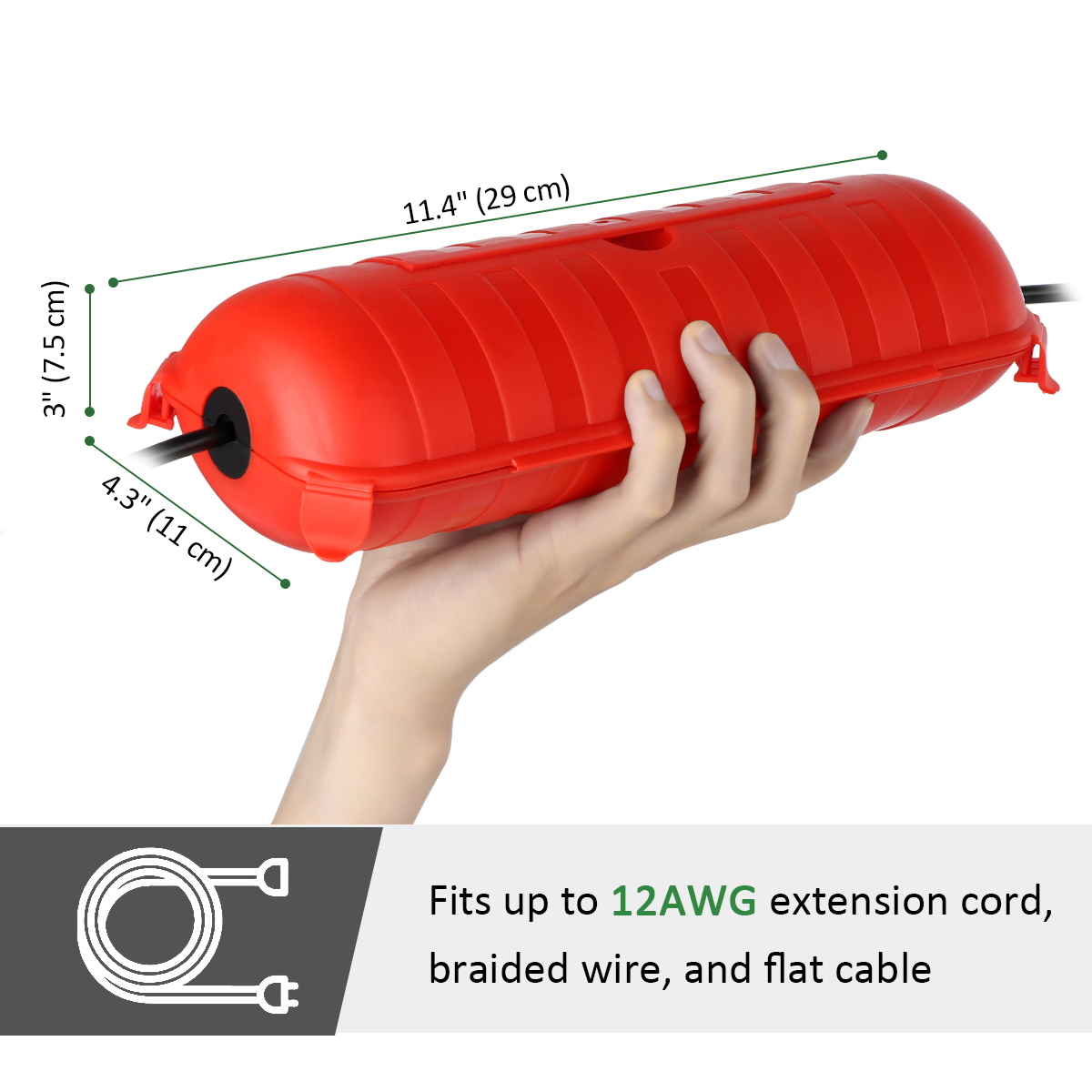 Weatherproof IP54 Outdoor Exte - Outdoor Lighting Extension Cord 评论和价格