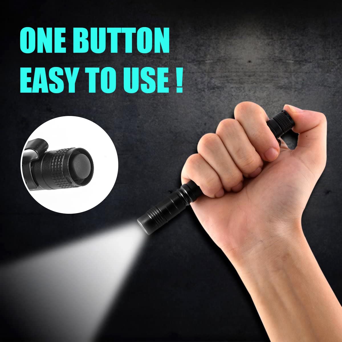 Portable Mini LED Pen Flashlig - Outdoor Lighting Junction Box 评论和价格