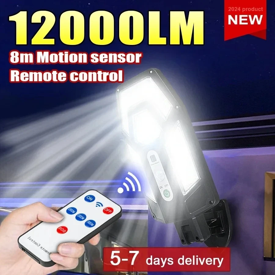 12000LM Powerful Solar Wall La - Outdoor Lighting For Gazebo 评论和价格