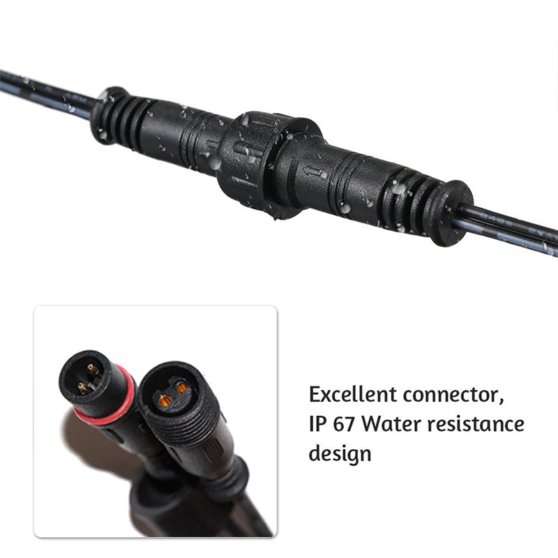 5m Double hole Plug Led Solar  - Outdoor Lighting Extension Cord 评论和价格