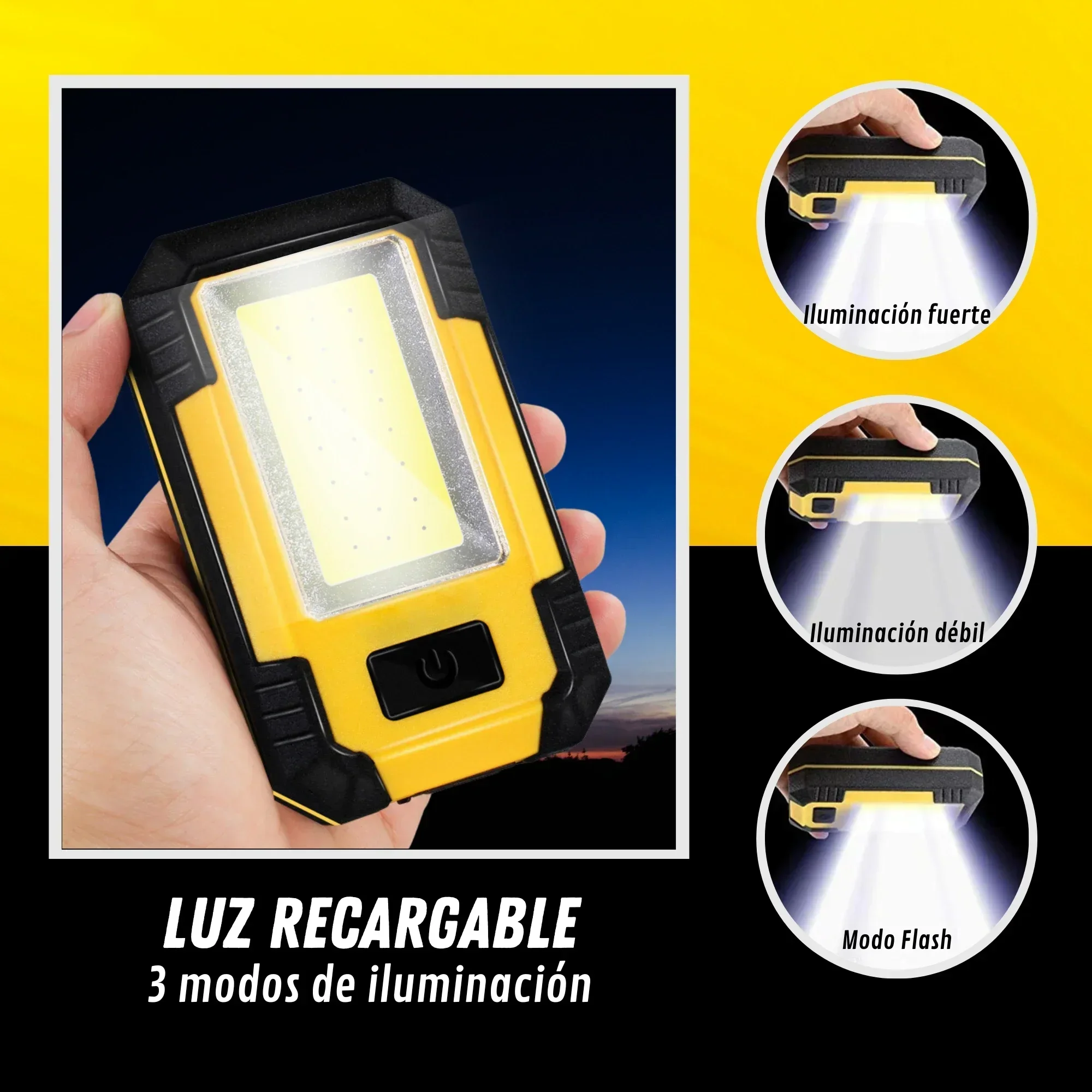 Rechargeable 4000MaH Work Ligh - Outdoor Lighting Junction Box 评论和价格