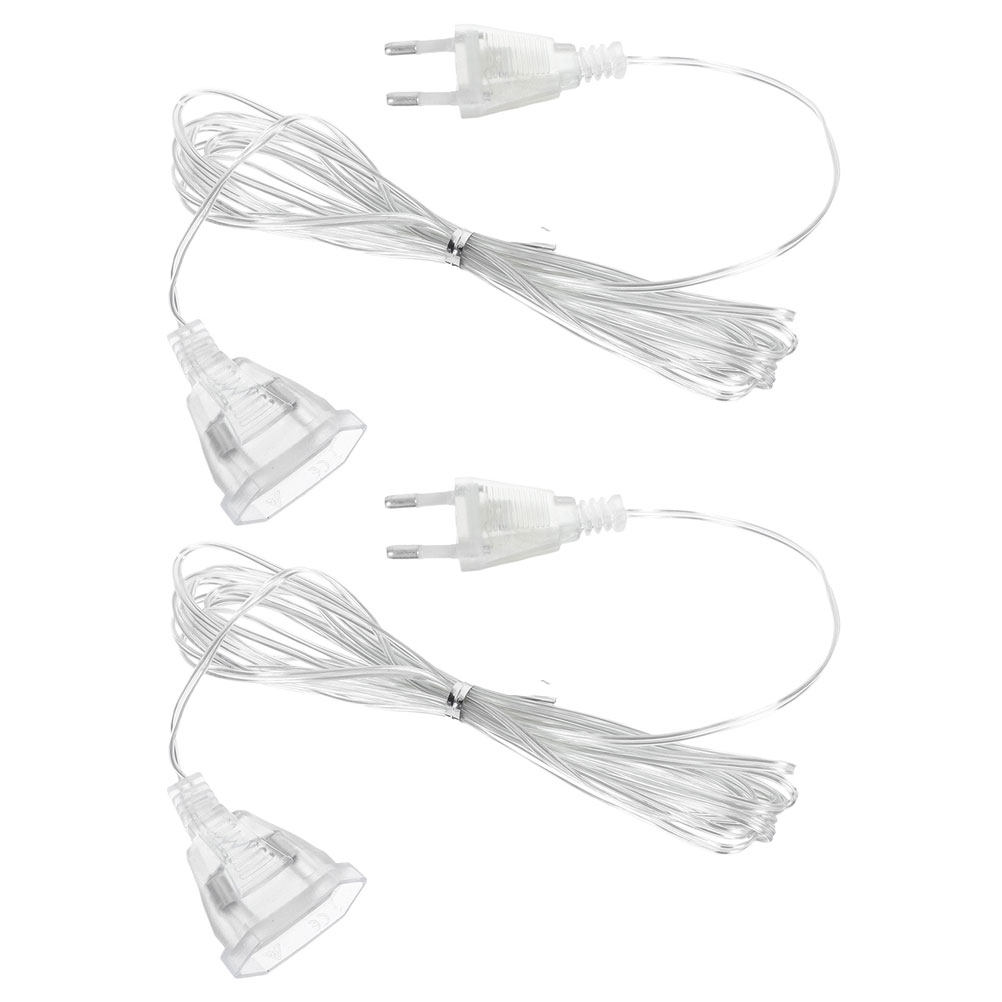 2Pcs LED Light Extension Cable - Outdoor Lighting Extension Cord 评论和价格