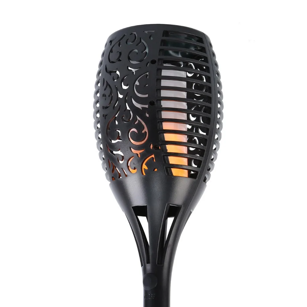 12LED Solar Flame Torch Light  - Fire Torch Solar 评论和价格