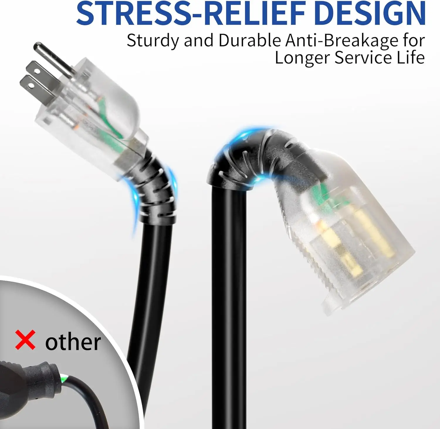 100ft Outdoor/Indoor Extension - Outdoor Lighting Extension Cord 评论和价格