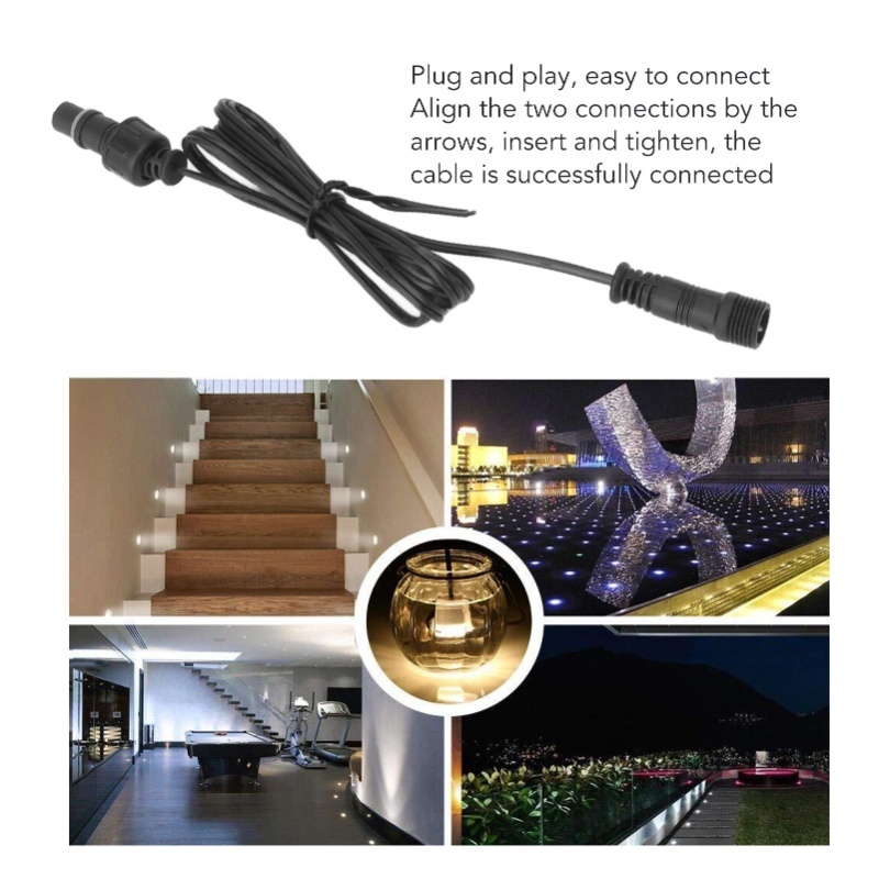 5 Pcs 3.3ft Deck Light Extensi - Outdoor Lighting Extension Cord 评论和价格