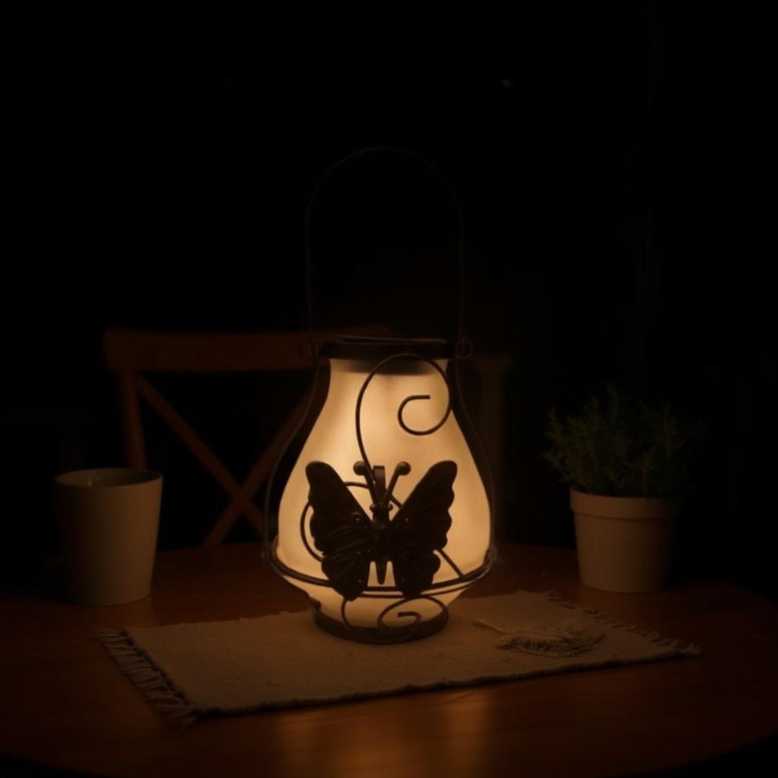 Solar Butterfly Lantern Waterp - Outdoor Lighting Wall 评论和价格
