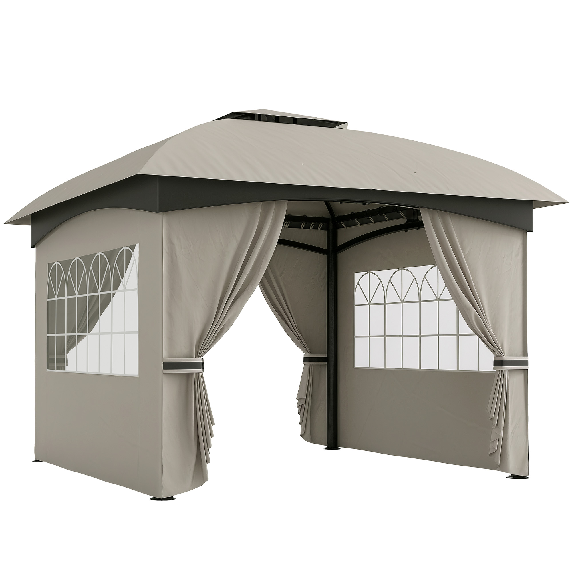 11' X 11' Outdoor Gazebo with  - Outdoor Lighting For Gazebo 评论和价格