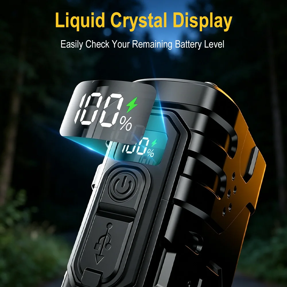 BORUIiT Hand Crank EDC LED Fla - Outdoor Lighting Junction Box 评论和价格