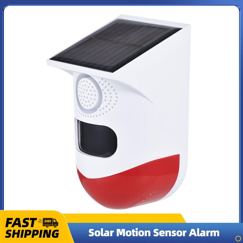 Solar Motion Sensor Alarm Outd - Outdoor Lighting Led Fixtures 评论和价格