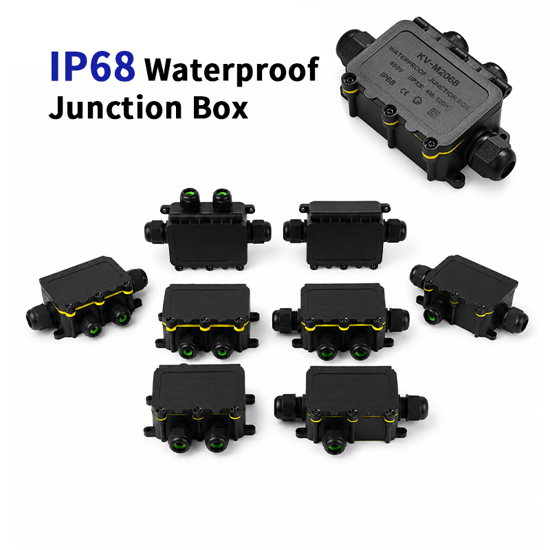 IP68 Waterproof Junction Box 2 - Outdoor Lighting Extension Cord 评论和价格