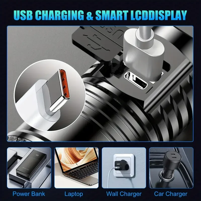 Tactical LED Flashlight 2000LM - Outdoor Lighting Junction Box 评论和价格
