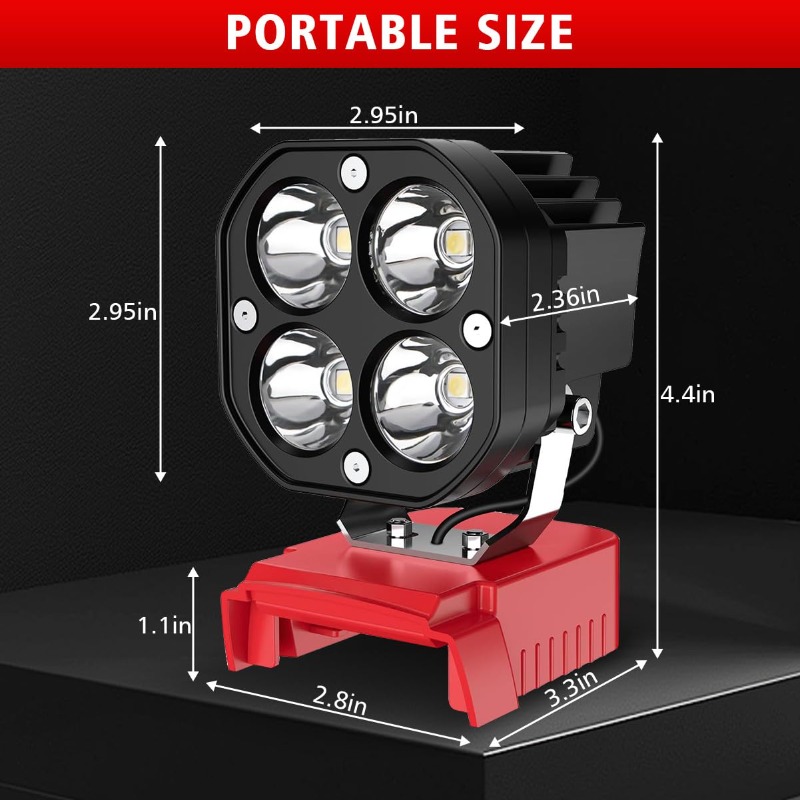 Portable Wireless Construction - Outdoor Lighting Milwaukee 评论和价格