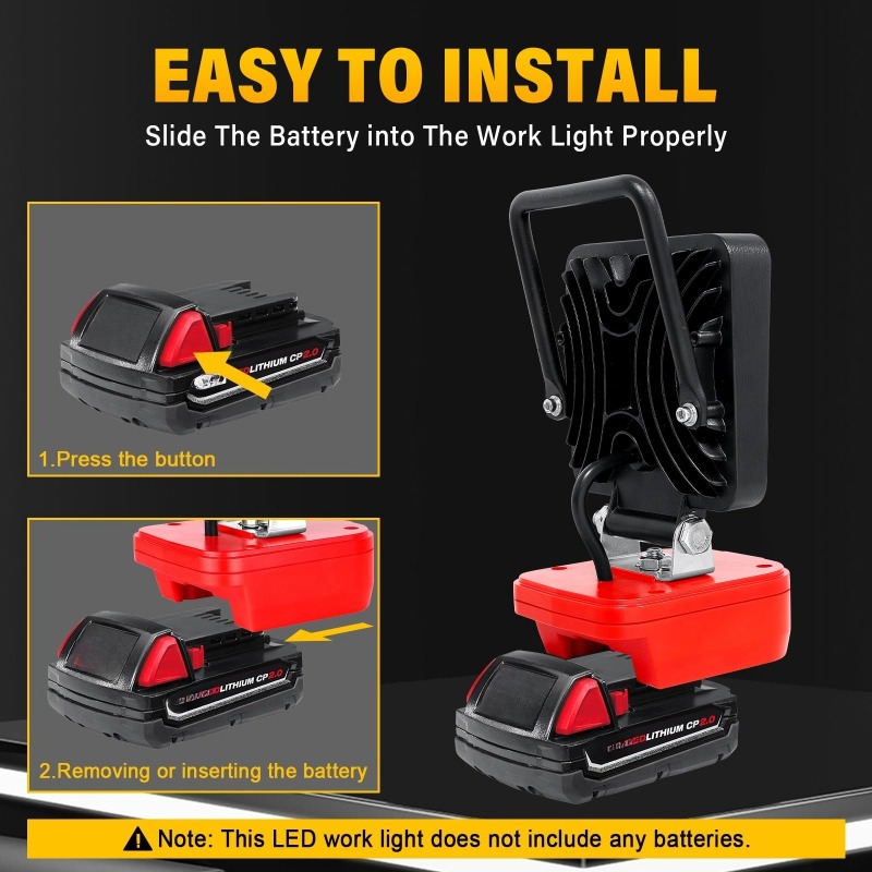 Portable Construction Site Flo - Outdoor Lighting Milwaukee 评论和价格