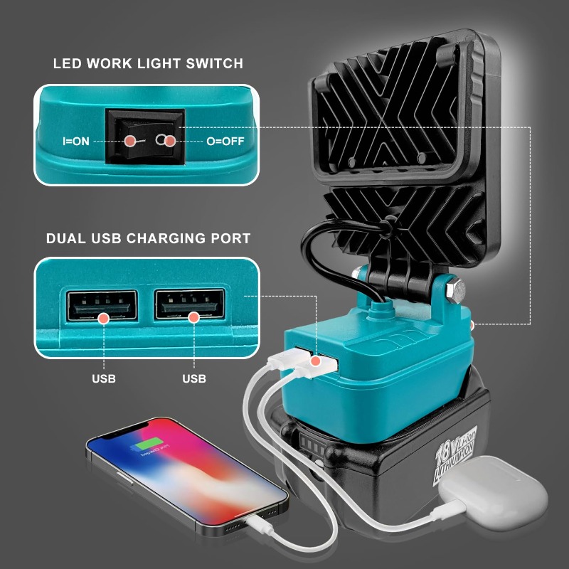 Portable Construction Site Flo - Outdoor Lighting Milwaukee 评论和价格
